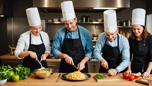 Cours cuisine team building : une recette pour l'esprit d'équipe!